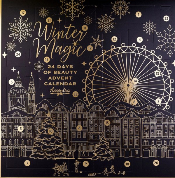 Adventní kalendář s kosmetikou 