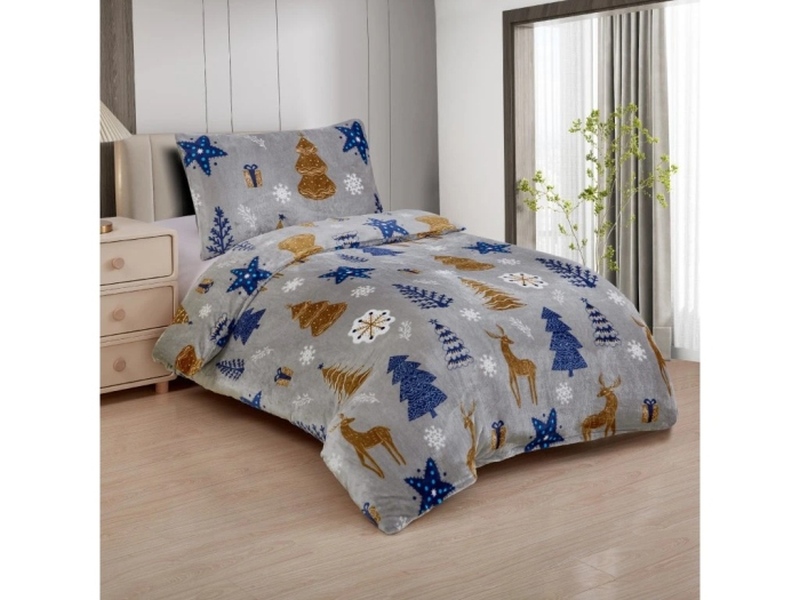 Povlečení s vánočním motivem.