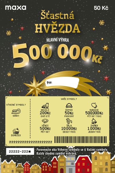 Náhled setřeného losu.