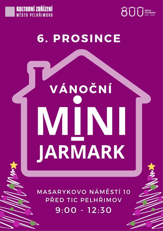 Plakát adventních trhů.