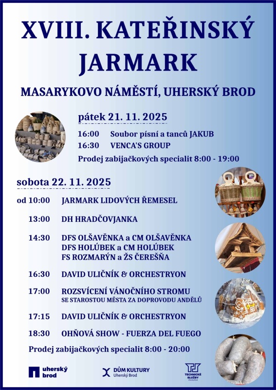 Plakát Kateřinského jarmarku.