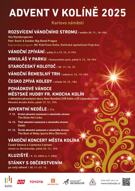 Plakát kolínského adventu.