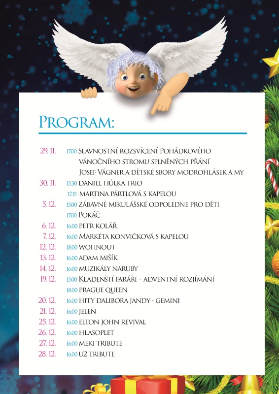 Program adventu v Kladně.