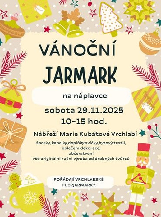 Plakát adventního trhu.