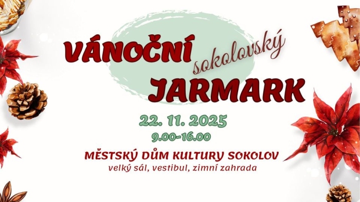 Plakát jarmarku v Sokolově.