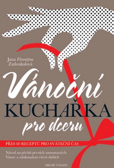 Kniha Vánoční kuchařka pro dceru.
