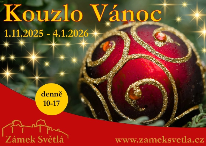 Plakát vánoční výstavy.